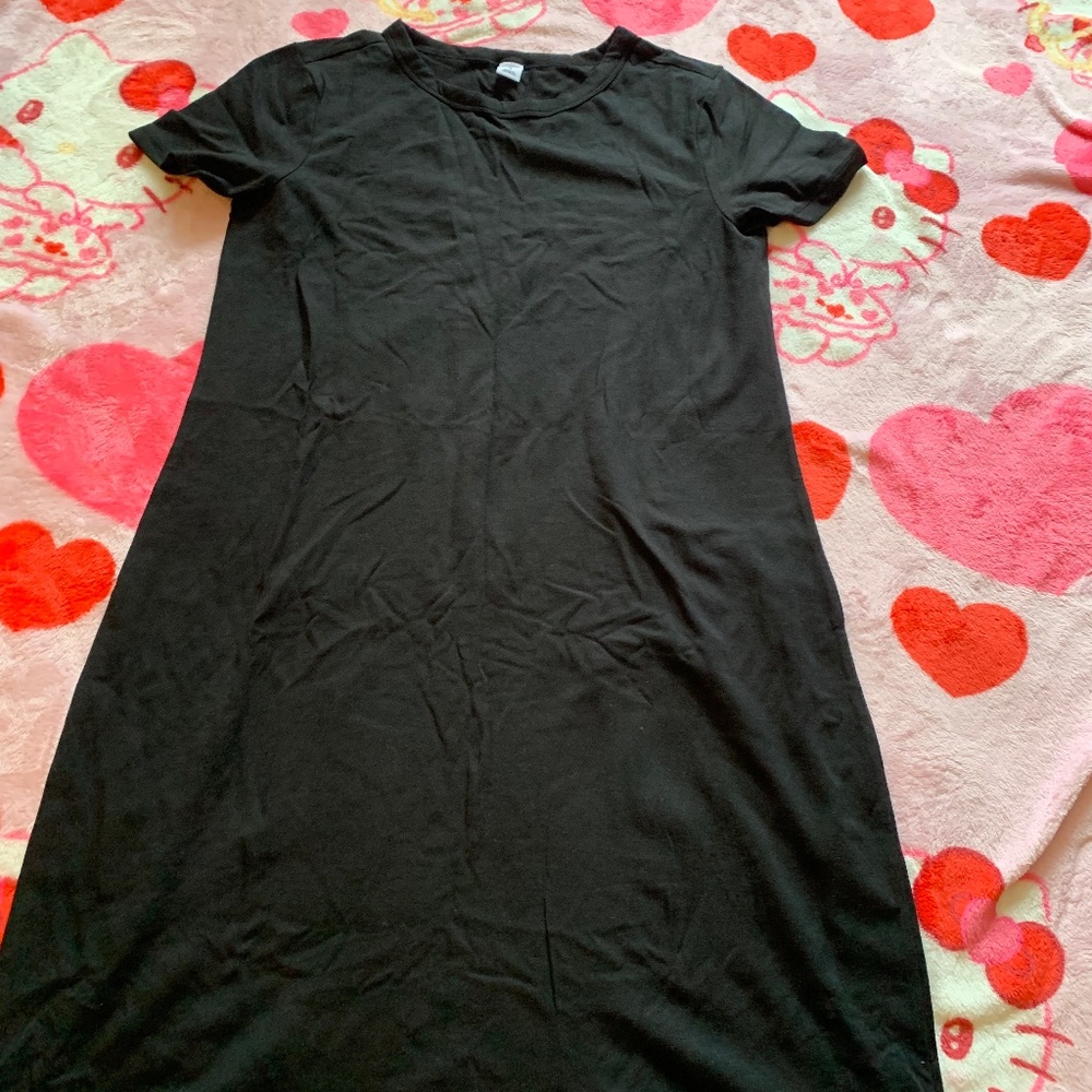 Black tshirt dress